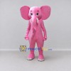 Custom Pink Elephant Mascot Costume Adult Full Body Suit for School Events Custom Pink Elephant Mascot Costume Adult Full Body Suit for School Events