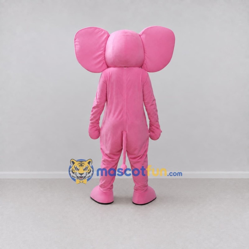 Custom Pink Elephant Mascot Costume Adult Full Body Suit for School Events Custom Pink Elephant Mascot Costume Adult Full Body Suit for School Events