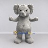 Custom Light Gray Elephant Character Mascot Costume Adult Full Body Suit for School Events Custom Light Gray Elephant Character Mascot Costume Adult Full Body Suit for School Events