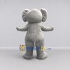 Custom Light Gray Elephant Character Mascot Costume Adult Full Body Suit for School Events Custom Light Gray Elephant Character Mascot Costume Adult Full Body Suit for School Events