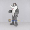 Custom Gray and White Dolphin Mascot Costume Adult Full Body Suit for Ocean Events Custom Gray and White Dolphin Mascot Costume Adult Full Body Suit for Ocean Events