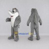 Custom Gray and White Dolphin Mascot Costume Adult Full Body Suit for Ocean Events Custom Gray and White Dolphin Mascot Costume Adult Full Body Suit for Ocean Events