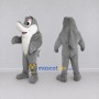 Custom Gray and White Dolphin Mascot Costume Adult Full Body Suit for Ocean Events
