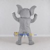 Custom Gray Elephant Mascot Costume Adult Full Body Suit for Wildlife Events Custom Gray Elephant Mascot Costume Adult Full Body Suit for Wildlife Events