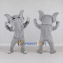 Custom Gray Elephant Mascot Costume Adult Full Body Suit for Wildlife Events