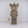 Custom Gray and White Cat Character Mascot Costume Adult Full Body Suit for School Events Custom Gray and White Cat Character Mascot Costume Adult Full Body Suit for School Events