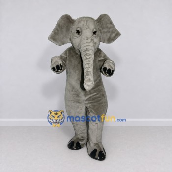 Custom Gray Elephant Mascot Costume Adult Full Body Suit for Wildlife Events
