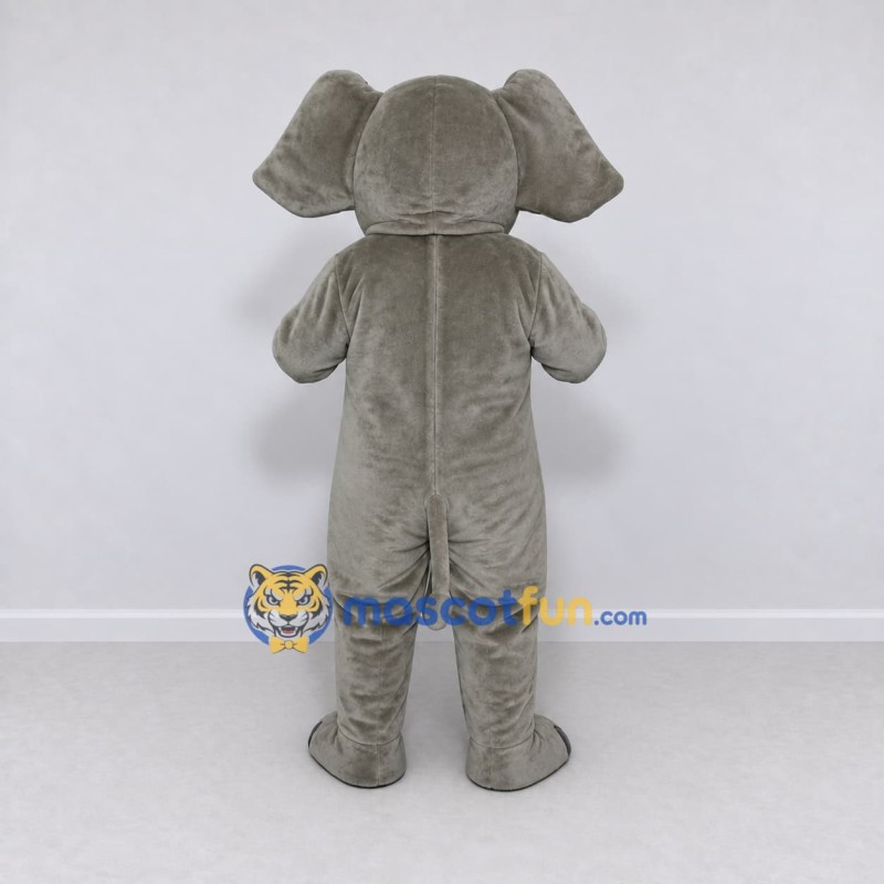 Custom Gray Elephant Mascot Costume Adult Full Body Suit for Wildlife Events Custom Gray Elephant Mascot Costume Adult Full Body Suit for Wildlife Events