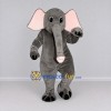 Custom Gray and Pink Elephant Mascot Costume Adult Full Body Suit for Wildlife Events Custom Gray and Pink Elephant Mascot Costume Adult Full Body Suit for Wildlife Events