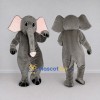 Custom Gray and Pink Elephant Mascot Costume Adult Full Body Suit for Wildlife Events Custom Gray and Pink Elephant Mascot Costume Adult Full Body Suit for Wildlife Events