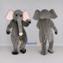 Custom Gray and Pink Elephant Mascot Costume Adult Full Body Suit for Wildlife Events