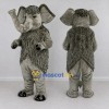 Custom Gray Mammoth Character Mascot Costume Adult Full Body Suit for Wildlife Events Custom Gray Mammoth Character Mascot Costume Adult Full Body Suit for Wildlife Events