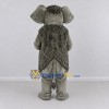Custom Gray Mammoth Character Mascot Costume Adult Full Body Suit for Wildlife Events Custom Gray Mammoth Character Mascot Costume Adult Full Body Suit for Wildlife Events
