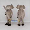 Custom Gray Elephant with a Raised Trunk Mascot Costume Adult Full Body Suit for Wildlife Events Custom Gray Elephant with a Raised Trunk Mascot Costume Adult Full Body Suit for Wildlife Events