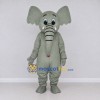 Custom Gray Elephant Mascot Costume Adult Full Body Suit for Wildlife Events Custom Gray Elephant Mascot Costume Adult Full Body Suit for Wildlife Events