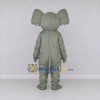 Custom Gray Elephant Mascot Costume Adult Full Body Suit for Wildlife Events Custom Gray Elephant Mascot Costume Adult Full Body Suit for Wildlife Events