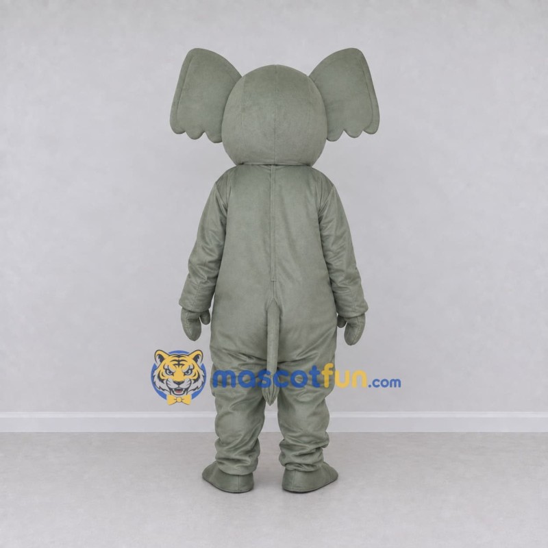 Custom Gray Elephant Mascot Costume Adult Full Body Suit for Wildlife Events Custom Gray Elephant Mascot Costume Adult Full Body Suit for Wildlife Events