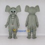 Custom Gray Elephant Mascot Costume Adult Full Body Suit for Wildlife Events
