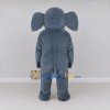 Custom Dark Gray Elephant Mascot Costume Adult Full Body Suit for Wildlife Events