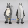 Custom Gray and White Squirrel Mascot Costume Adult Full Body Suit for Wildlife Events
