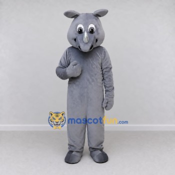 Custom Gray Rhinoceros Mascot Costume Adult Full Body Suit for Wildlife Events Custom Gray Rhinoceros Mascot Costume Adult Full Body Suit for Wildlife Events