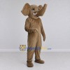 Custom Tan Elephant with a Raised Trunk Mascot Costume Adult Full Body Suit for Wildlife Events Custom Tan Elephant with a Raised Trunk Mascot Costume Adult Full Body Suit for Wildlife Events