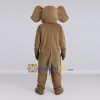 Custom Tan Elephant with a Raised Trunk Mascot Costume Adult Full Body Suit for Wildlife Events Custom Tan Elephant with a Raised Trunk Mascot Costume Adult Full Body Suit for Wildlife Events