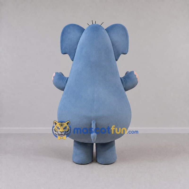Custom Blue Elephant Character Mascot Costume Adult Full Body Suit for School Events Custom Blue Elephant Character Mascot Costume Adult Full Body Suit for School Events