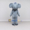 Custom Gray Elephant in a Small Hat Mascot Costume Adult Full Body Suit for School Events Custom Gray Elephant in a Small Hat Mascot Costume Adult Full Body Suit for School Events