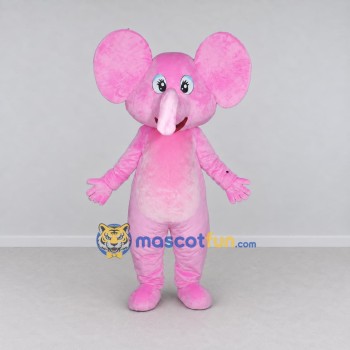 Custom Pink Elephant Character Mascot Costume Adult Full Body Suit for School Events Custom Pink Elephant Character Mascot Costume Adult Full Body Suit for School Events