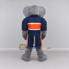 Custom Gray and Navy Blue Elephant in Sportswear Mascot Costume Adult Full Body Suit for Sports Events Custom Gray and Navy Blue Elephant in Sportswear Mascot Costume Adult Full Body Suit for Sports Events