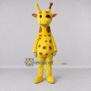 Custom Yellow and Brown Giraffe Mascot Costume Adult Full Body Suit for Wildlife Events