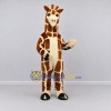 Custom Brown and Cream Giraffe Mascot Costume Adult Full Body Suit for Wildlife Events Custom Brown and Cream Giraffe Mascot Costume Adult Full Body Suit for Wildlife Events