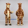 Custom Brown and Cream Giraffe Mascot Costume Adult Full Body Suit for Wildlife Events Custom Brown and Cream Giraffe Mascot Costume Adult Full Body Suit for Wildlife Events