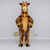 Custom Brown and Tan Giraffe Mascot Costume Adult Full Body Suit for Wildlife Events Custom Brown and Tan Giraffe Mascot Costume Adult Full Body Suit for Wildlife Events