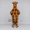 Custom Brown and Tan Giraffe Mascot Costume Adult Full Body Suit for Wildlife Events Custom Brown and Tan Giraffe Mascot Costume Adult Full Body Suit for Wildlife Events