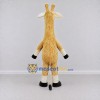 Custom Tan and Cream Giraffe Mascot Costume Adult Full Body Suit for Wildlife Events Custom Tan and Cream Giraffe Mascot Costume Adult Full Body Suit for Wildlife Events