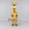 Custom Yellow and Brown Giraffe Mascot Costume Adult Full Body Suit for Wildlife Events
