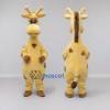 Custom Yellow and Brown Giraffe Mascot Costume Adult Full Body Suit for Wildlife Events