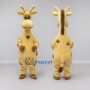 Custom Yellow and Brown Giraffe Mascot Costume Adult Full Body Suit for Wildlife Events