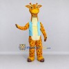 Custom Orange and Blue Giraffe in a Vest Mascot Costume Adult Full Body Suit for School Events Custom Orange and Blue Giraffe in a Vest Mascot Costume Adult Full Body Suit for School Events