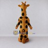 Custom Yellow and Black Giraffe Mascot Costume Adult Full Body Suit for Wildlife Events Custom Yellow and Black Giraffe Mascot Costume Adult Full Body Suit for Wildlife Events