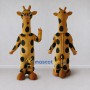 Custom Yellow and Black Giraffe Mascot Costume Adult Full Body Suit for Wildlife Events
