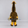Custom Yellow and Black Giraffe Mascot Costume Adult Full Body Suit for Wildlife Events