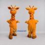 Custom Orange Giraffe Mascot Costume Adult Full Body Suit for Wildlife Events