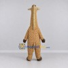 Custom Tan and Brown Long-Necked Giraffe Mascot Costume Adult Full Body Suit for Wildlife Events