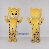 Custom Yellow and Brown Spotted Teddy Bear Mascot Costume Adult Full Body Suit for School Events Custom Yellow and Brown Spotted Teddy Bear Mascot Costume Adult Full Body Suit for School Events
