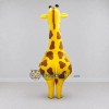 Custom Yellow and Brown Giraffe Mascot Costume Adult Full Body Suit for Wildlife Events