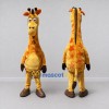 Custom Yellow and Orange Giraffe with Star Spots Mascot Costume Adult Full Body Suit for School Events