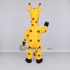 Custom Yellow and Brown Giraffe Mascot Costume Adult Full Body Suit for Wildlife Events